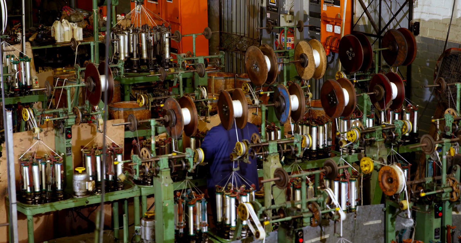 Female Worker Working In Rope Making Stock Footage SBV-346578708 ...