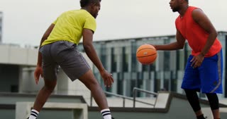 Basketball players playing basketball 4k