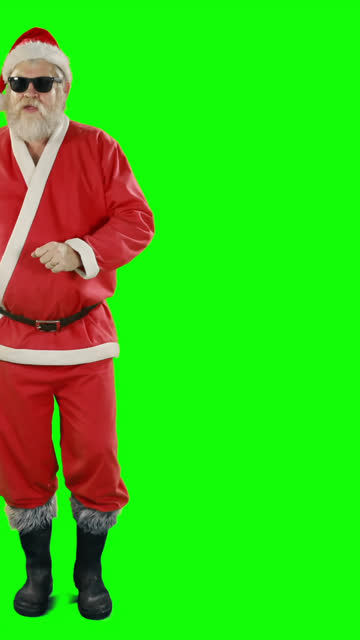Santa Claus Green Screen | Lifestyle stock footage - Storyblocks