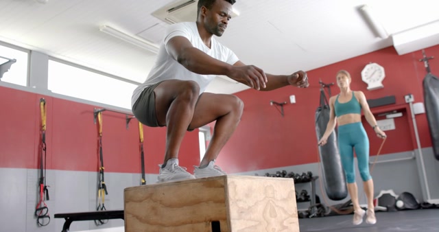 Box Jump | People stock footage - Storyblocks