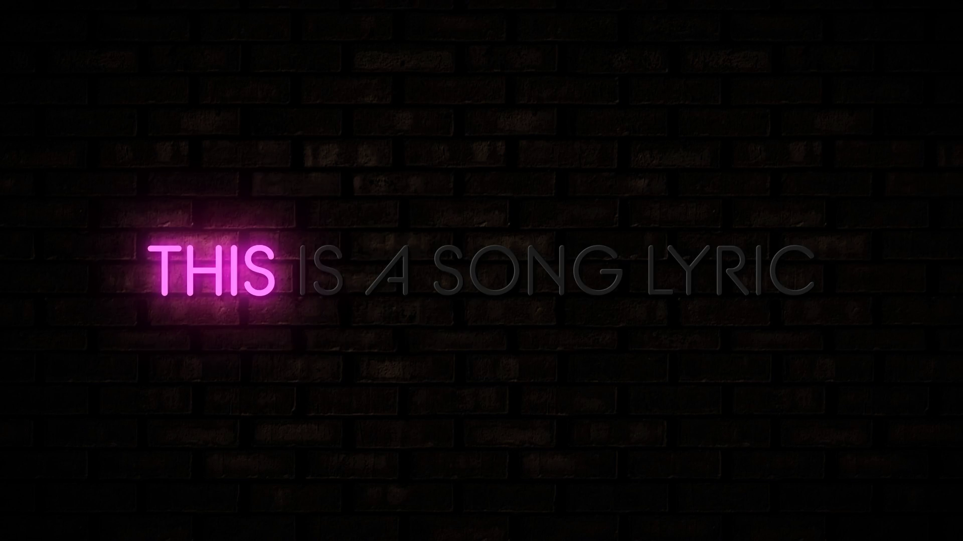 Neon Lights Karaoke Song Lyrics Template SBV347450968 Storyblocks