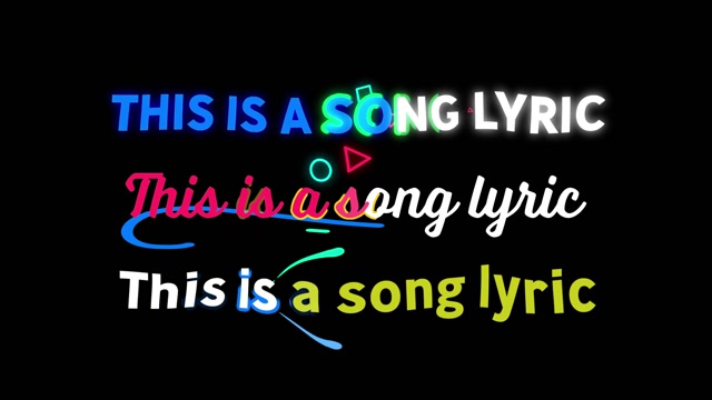 Lyrics Templates Royalty-Free - Storyblocks