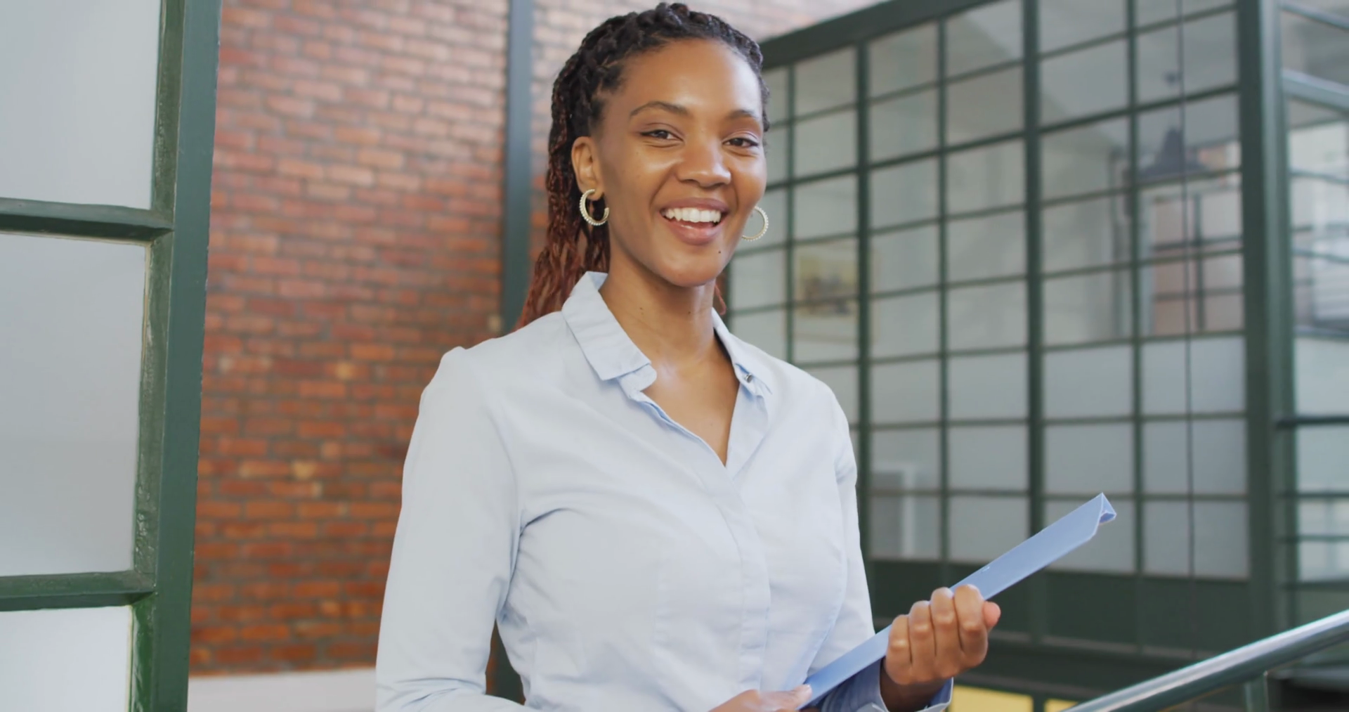 Portrait Of Happy African American Stock Footage SBV-348436125 ...