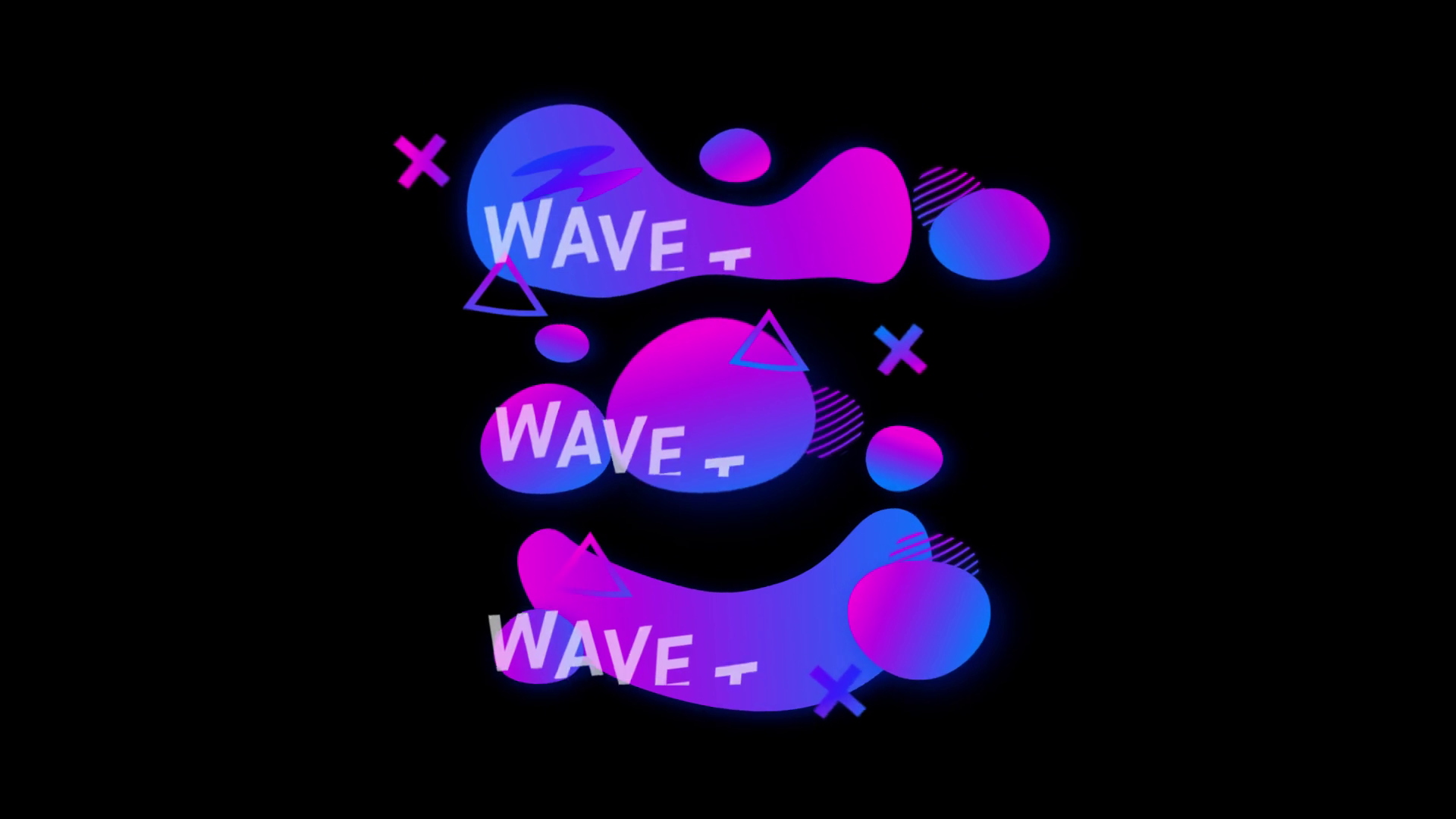 Colorful Wave Lower Thirds 00:46 SBV-338968674 - Storyblocks