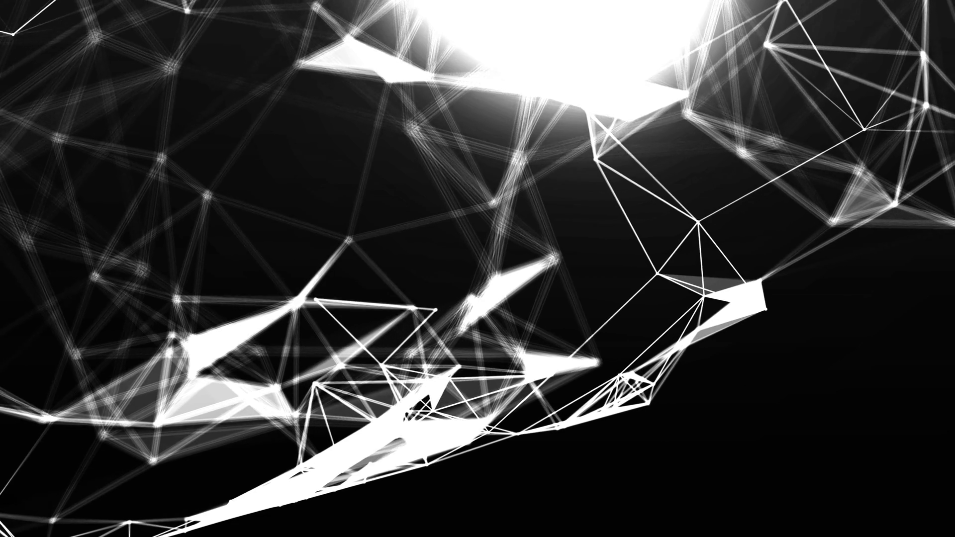 Digital Network Plexus White Background 02 Stock Motion Graphics SBV ...