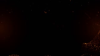 Gold Particle Background Loop 8