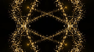 Gold Particles Sparkle Background 14