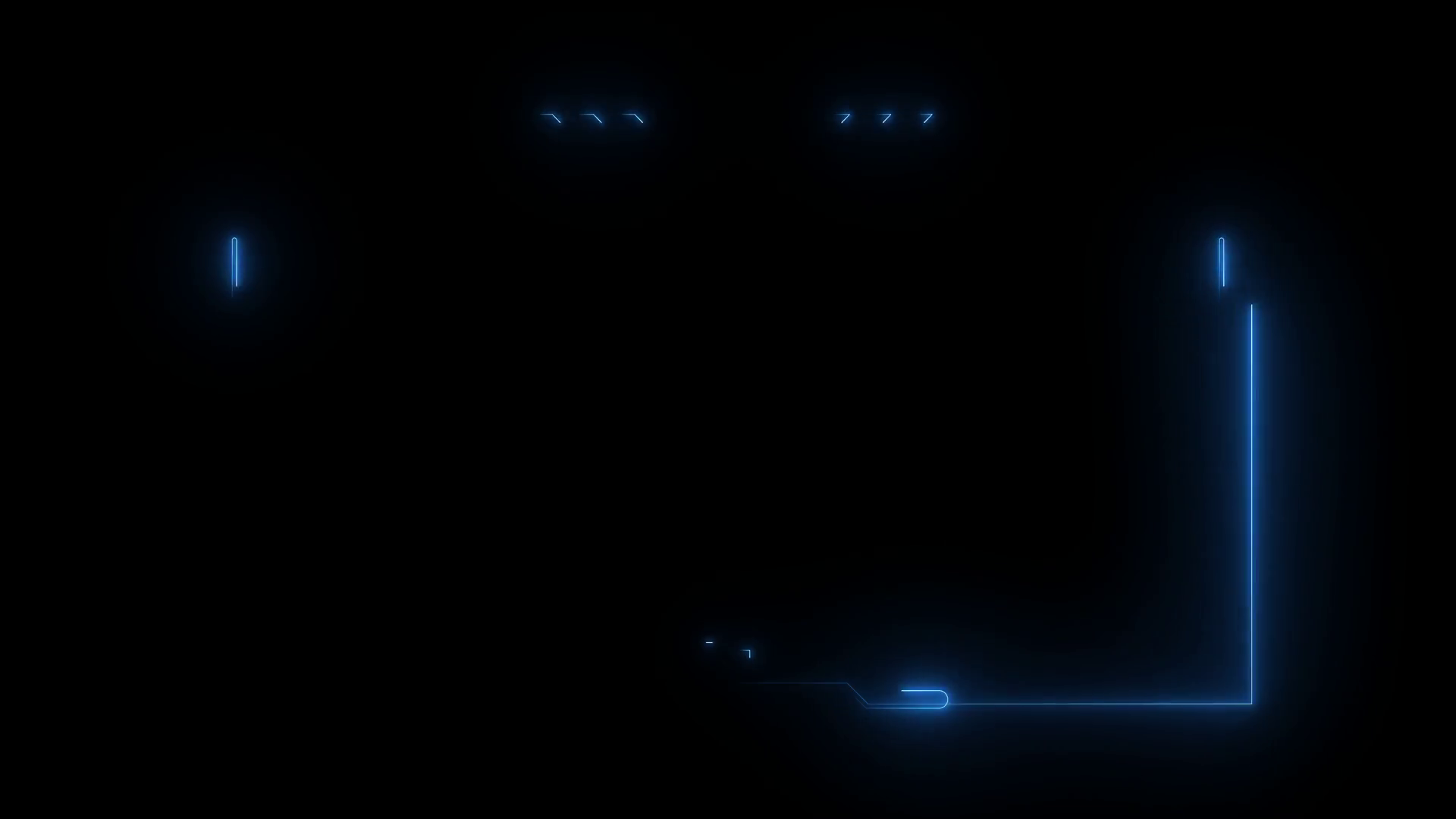 Hud Frame Digital Technology Plexus Lines Stock Motion Graphics SBV ...