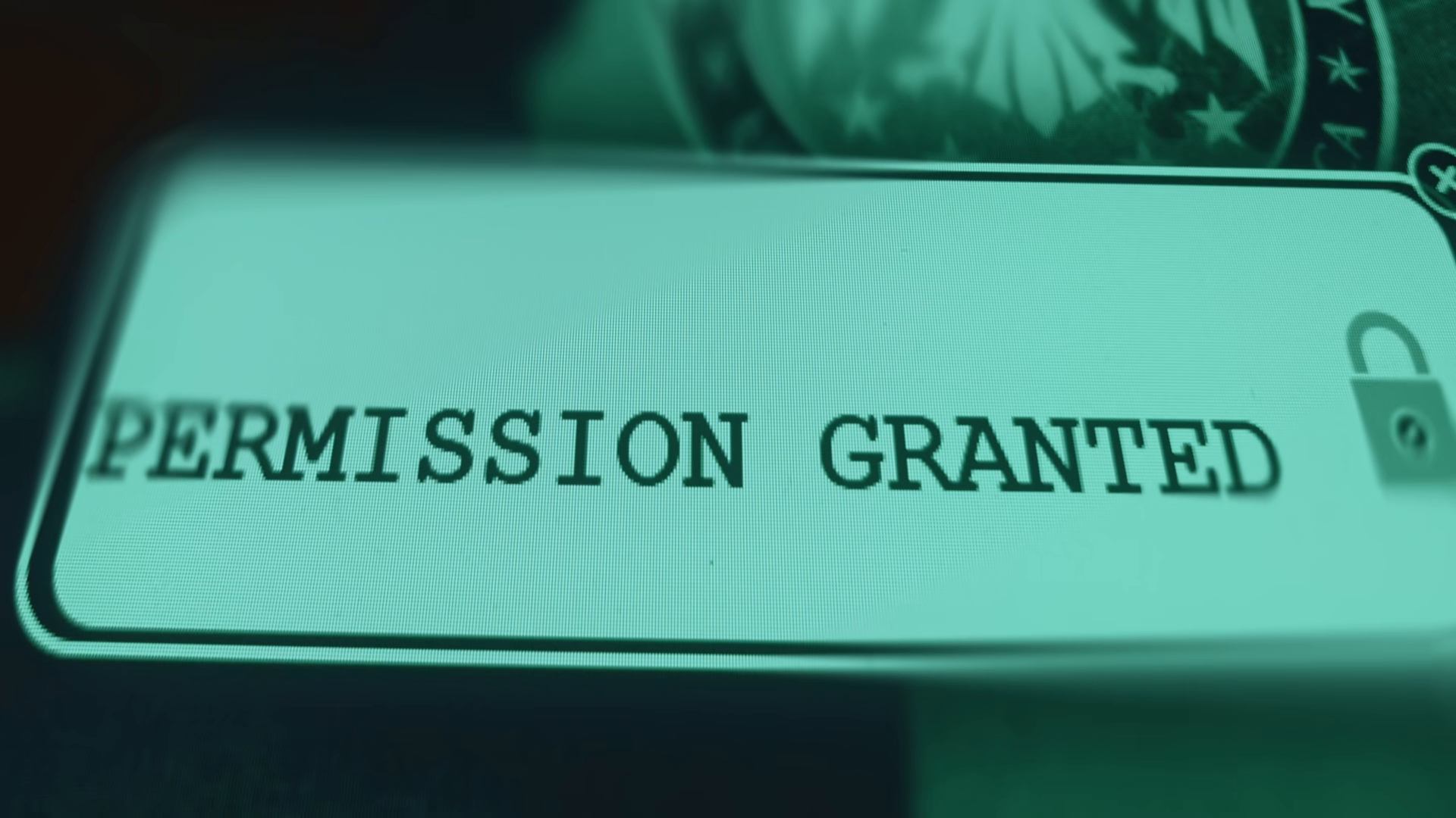 Permission Granted Message With Unlocked Stock Footage SBV-353529579 ...