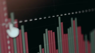 Volume profile analysis used to visualize trading activity and liquidity