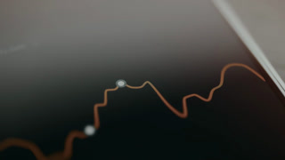 Linear graph representing a data trend