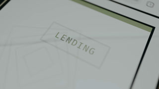 Word LENDING for business and finance concepts