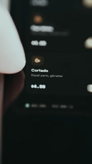 Mobile app UI with options for purchasing coffee