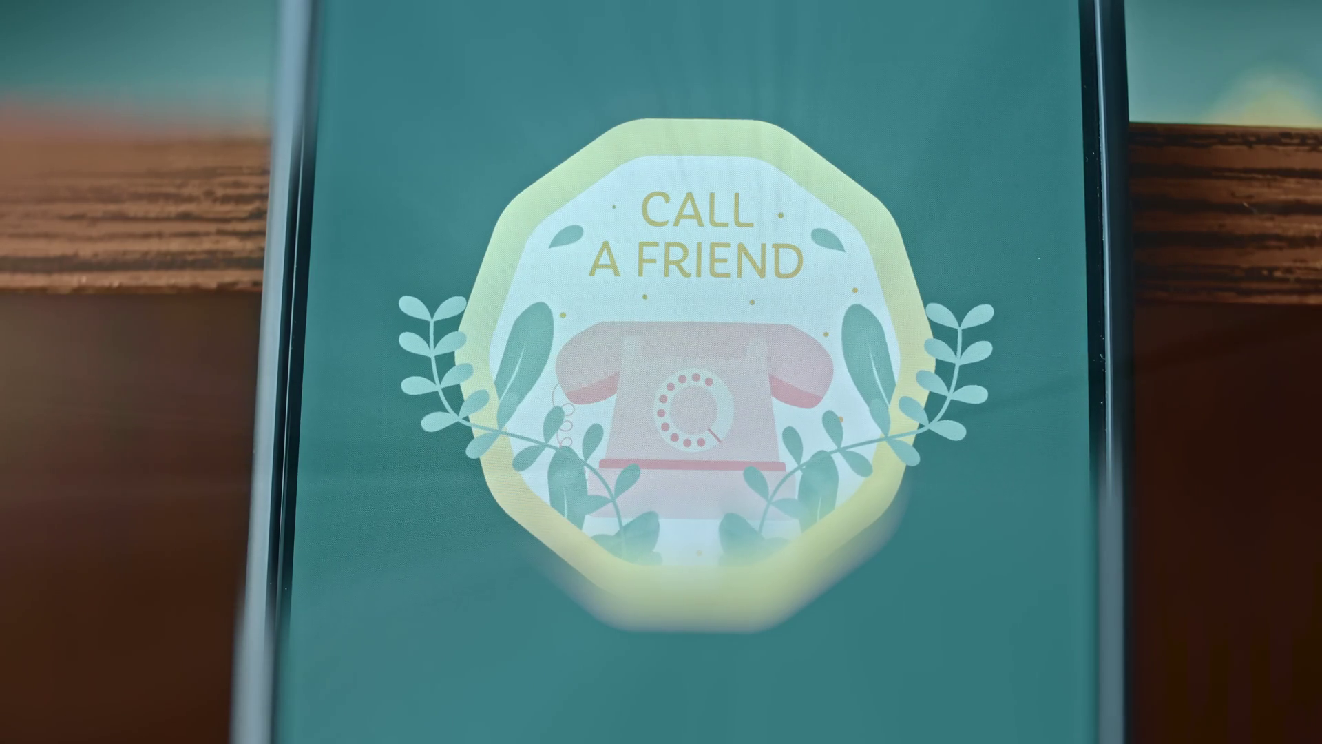 Call Friend Lettering Phone Ringing Stock Footage SBV-352311320 ...