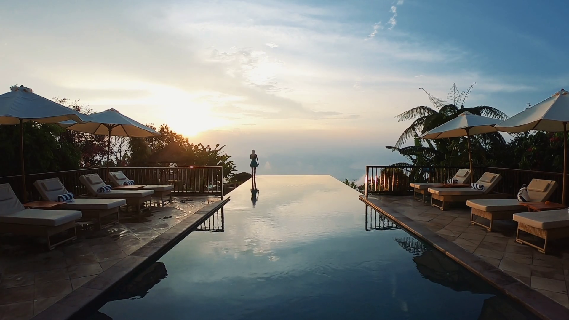 Vacation Trip To Luxurious Popular Resort Stock Footage SBV-336555168 ...