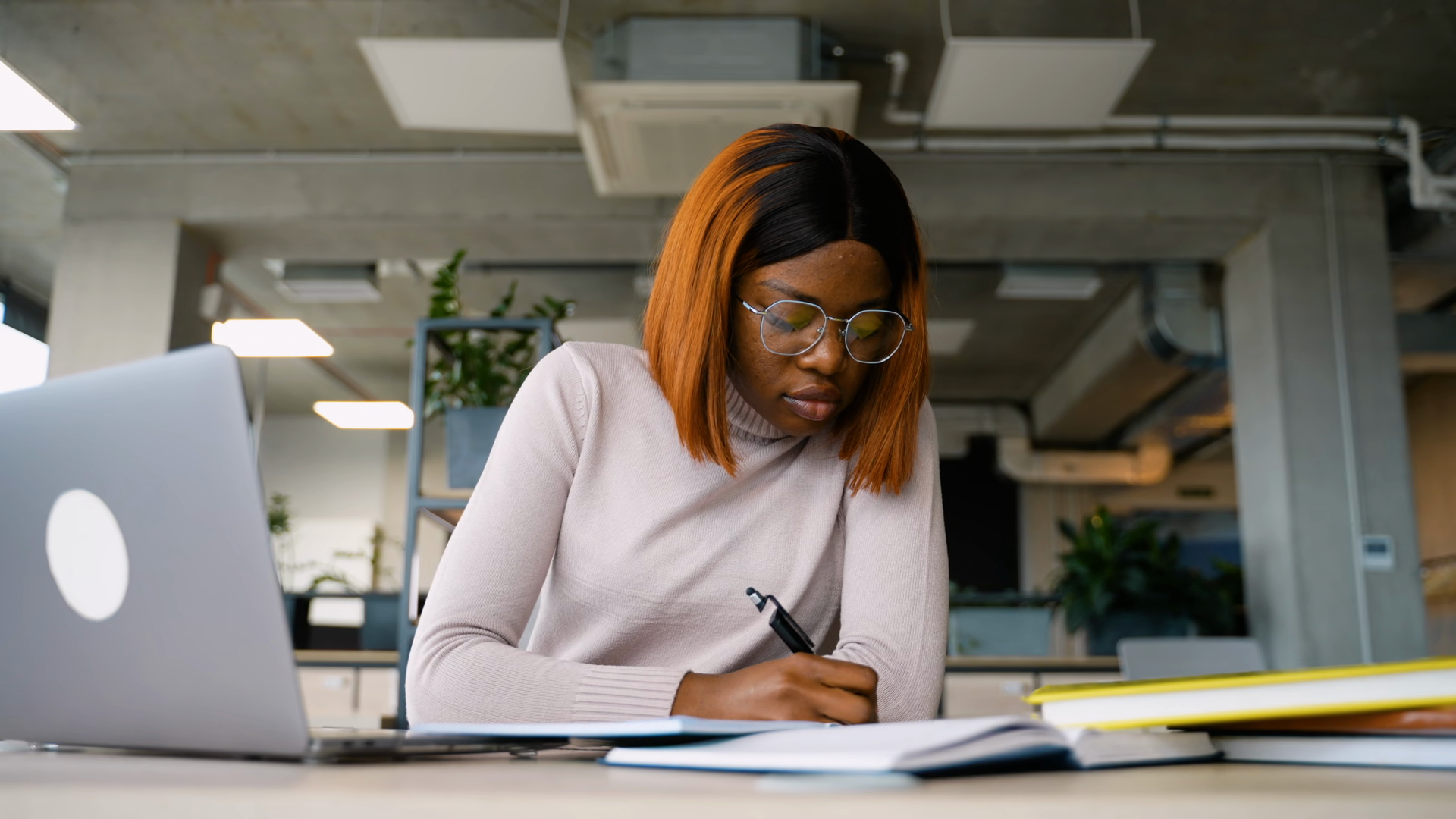 African American Student Studying On Laptop Stock Footage SBV-353807078 ...