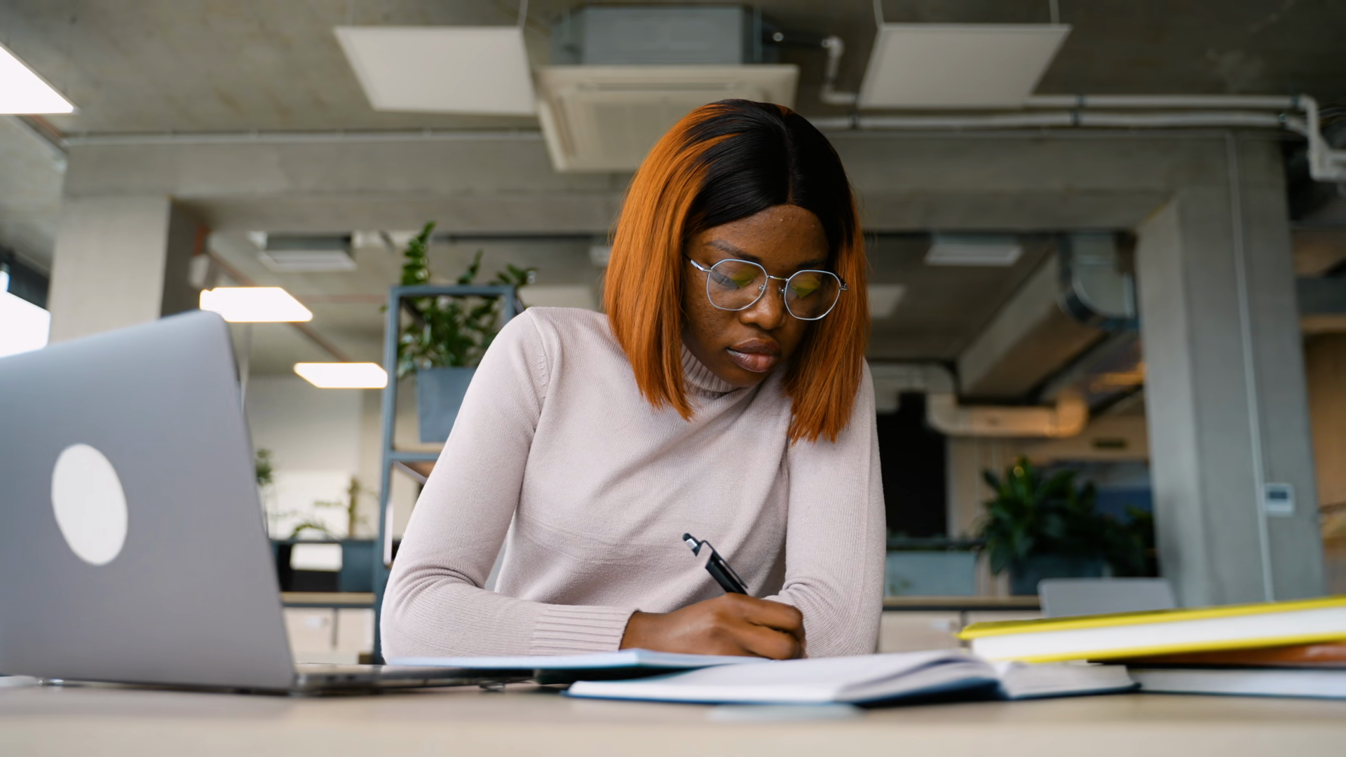 African American Student Taking Notes In Stock Footage SBV-353807081 ...