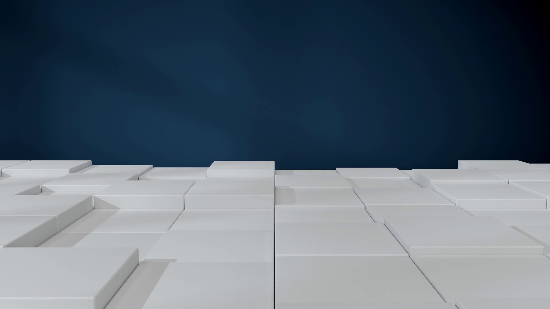 White Wave Floating Cubic Floor With Blue Stock Motion Graphics SBV ...