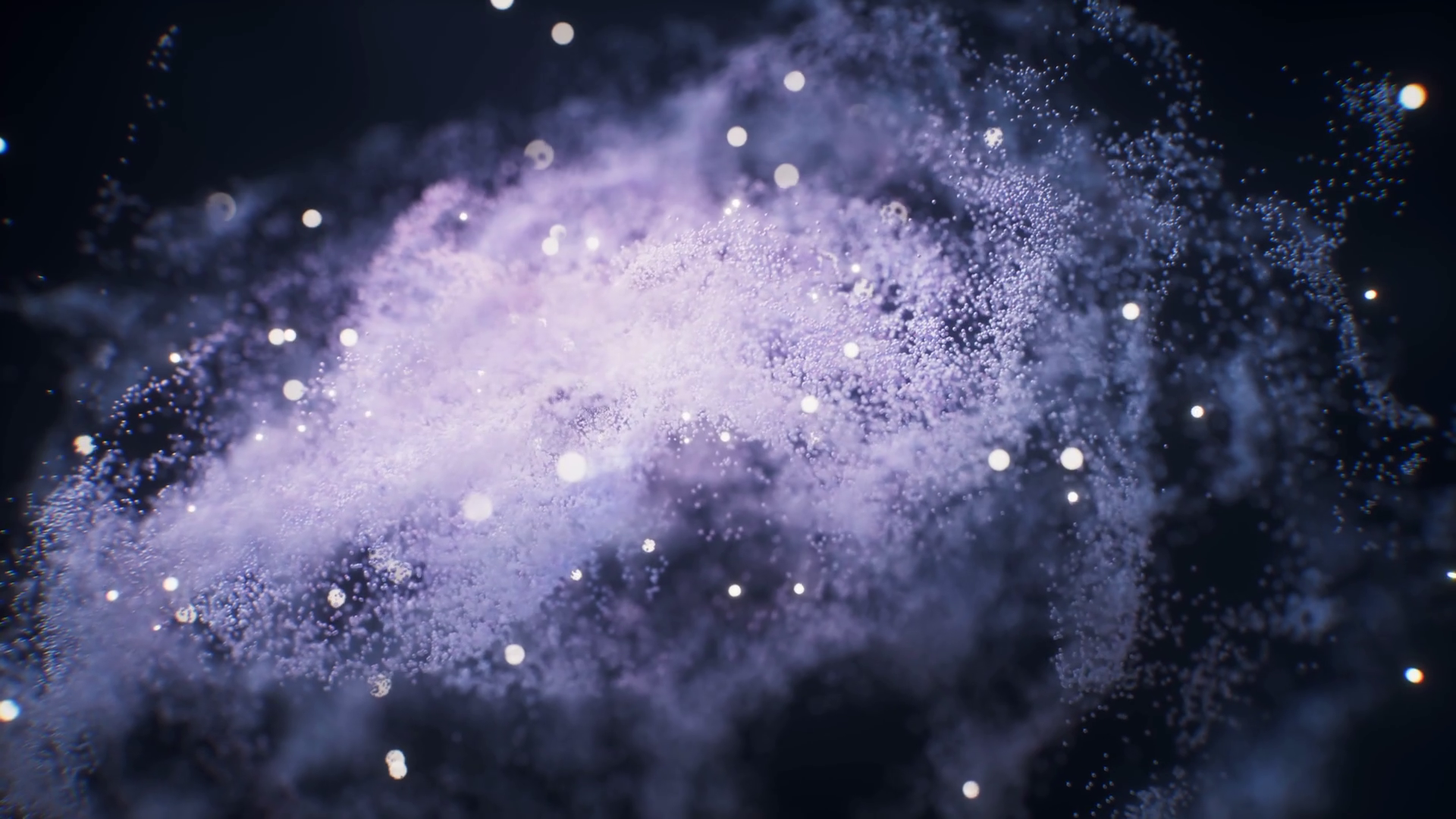 Fantastic Dense Flowing Particles Background Stock Motion Graphics SBV ...