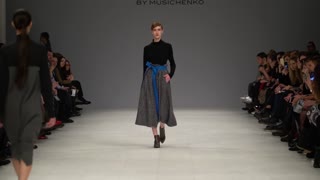 Kyiv, Ukraine - model on the catwalk during a fashion show