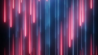 Red-blue neon animated VJ background