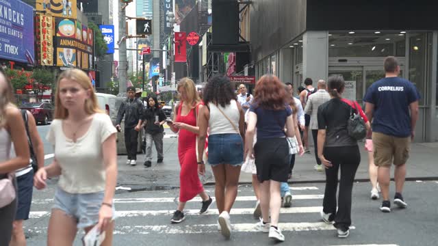 Candid Girl Walk Street Stock Footage: Royalty-Free Video Clips - Storyblocks