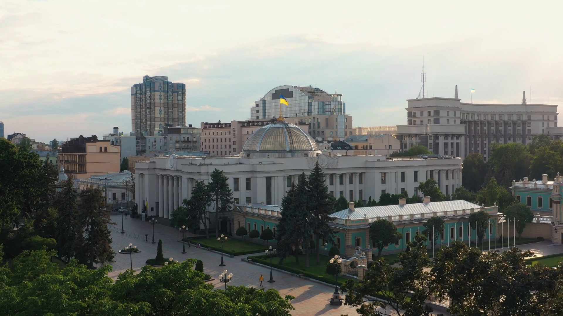 Verkhovna Rada Parliament Building With Stock Footage SBV-352617144 ...