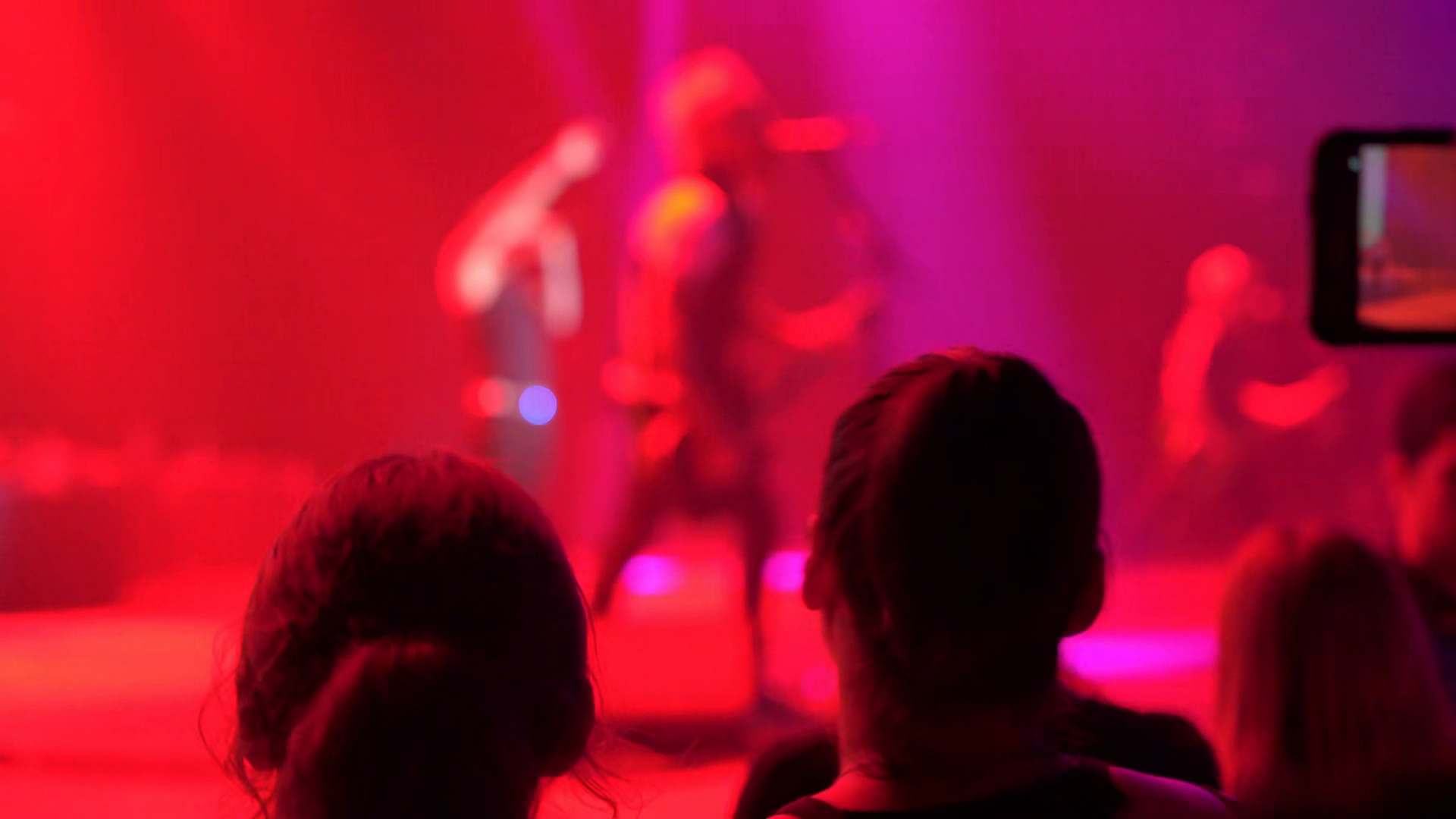 Concertgoers Stand Close To Stage Watch Stock Footage SBV-353634029 ...