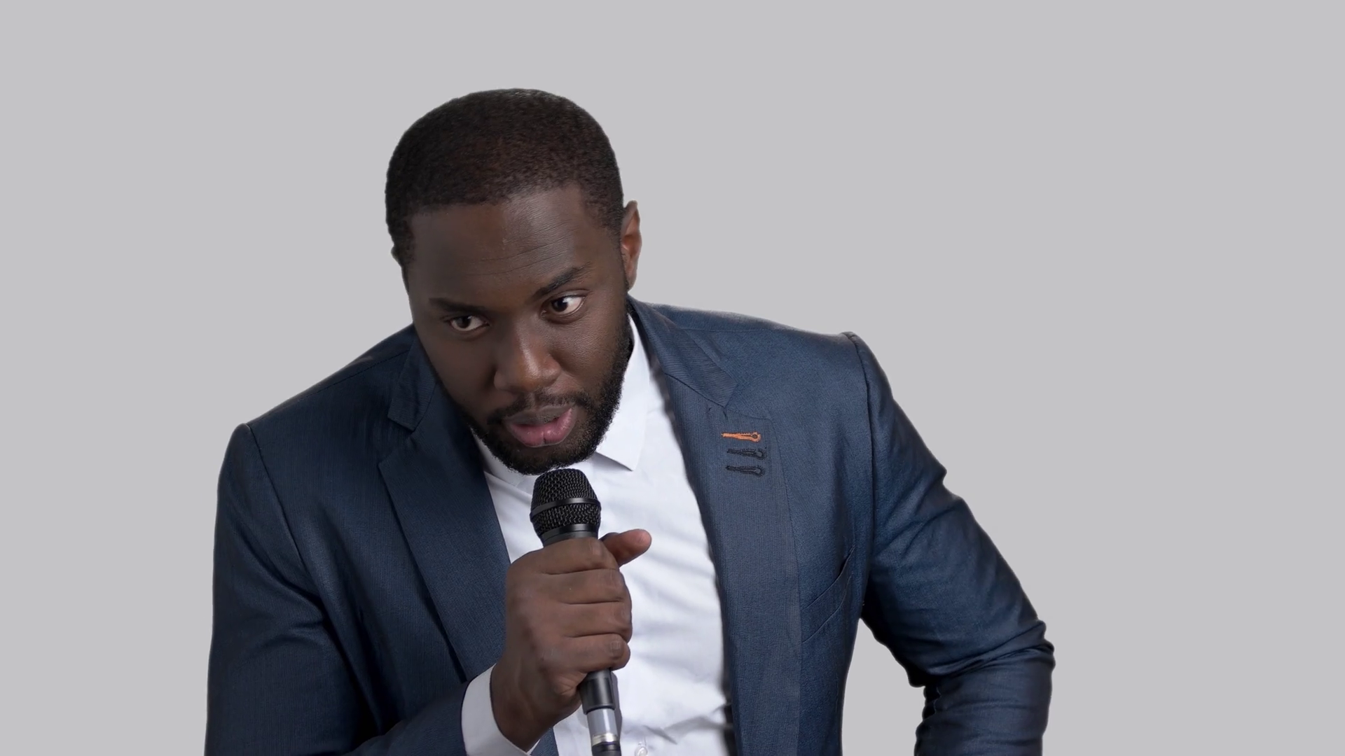 Black Cheerful Businessman Talking In Stock Footage SBV324241315