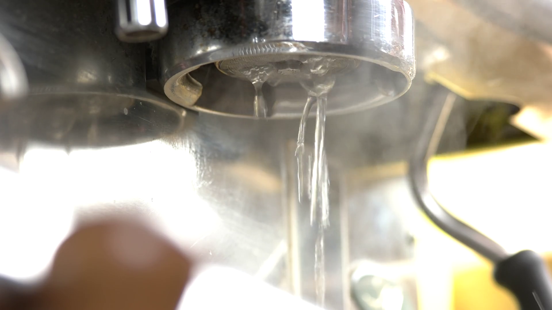 Coffee Make Pouring Hot Water Water Steam Stock Footage SBV315722113