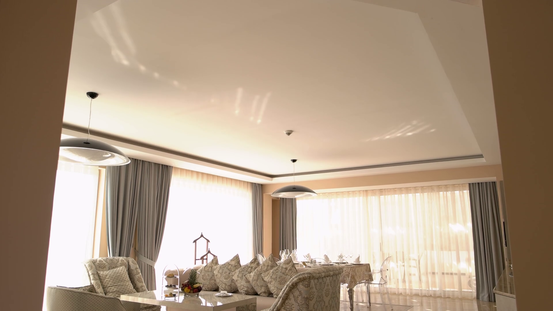 Picture of Interior Of Luxury Apartment Modern Living Stock Footage SBV-338594789 ...