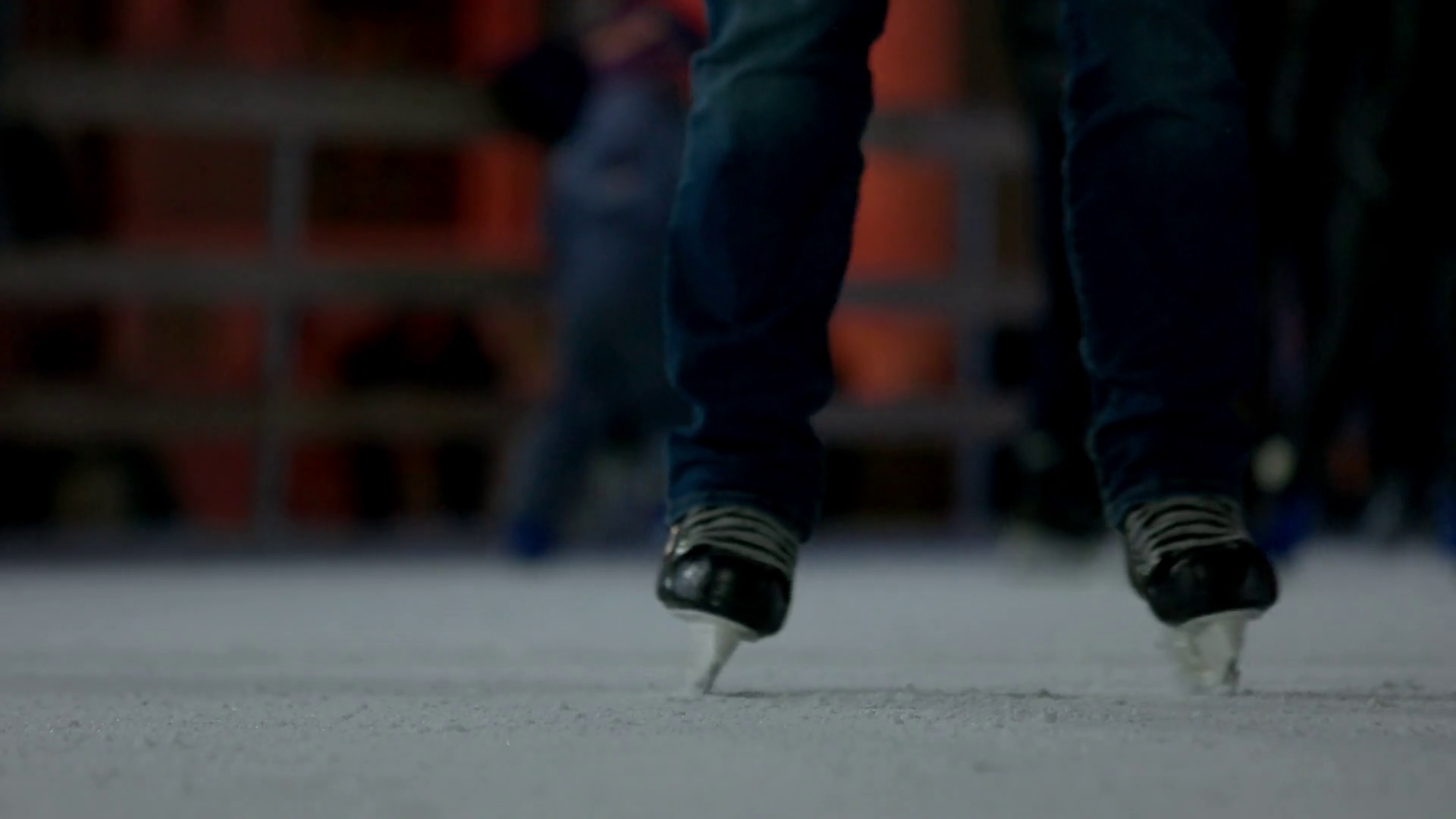 Skating Feet Closeup Feet Are Skating Stock Footage SBV319355555