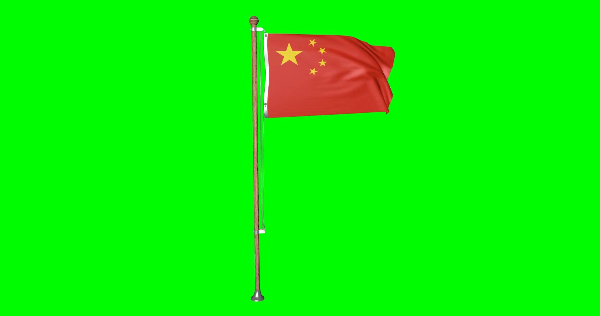 3d China Flag Waving In Windnational Symbol Stock Motion Graphics SBV ...