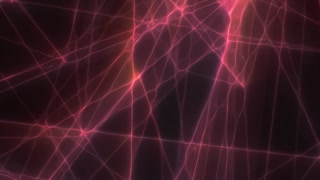 Abstract pink electric web of glowing lines and nodes on dark background, suggesting neural connections, energy flow, and digital communication