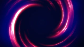 Bright swirling vortex of pink and purple neon lights