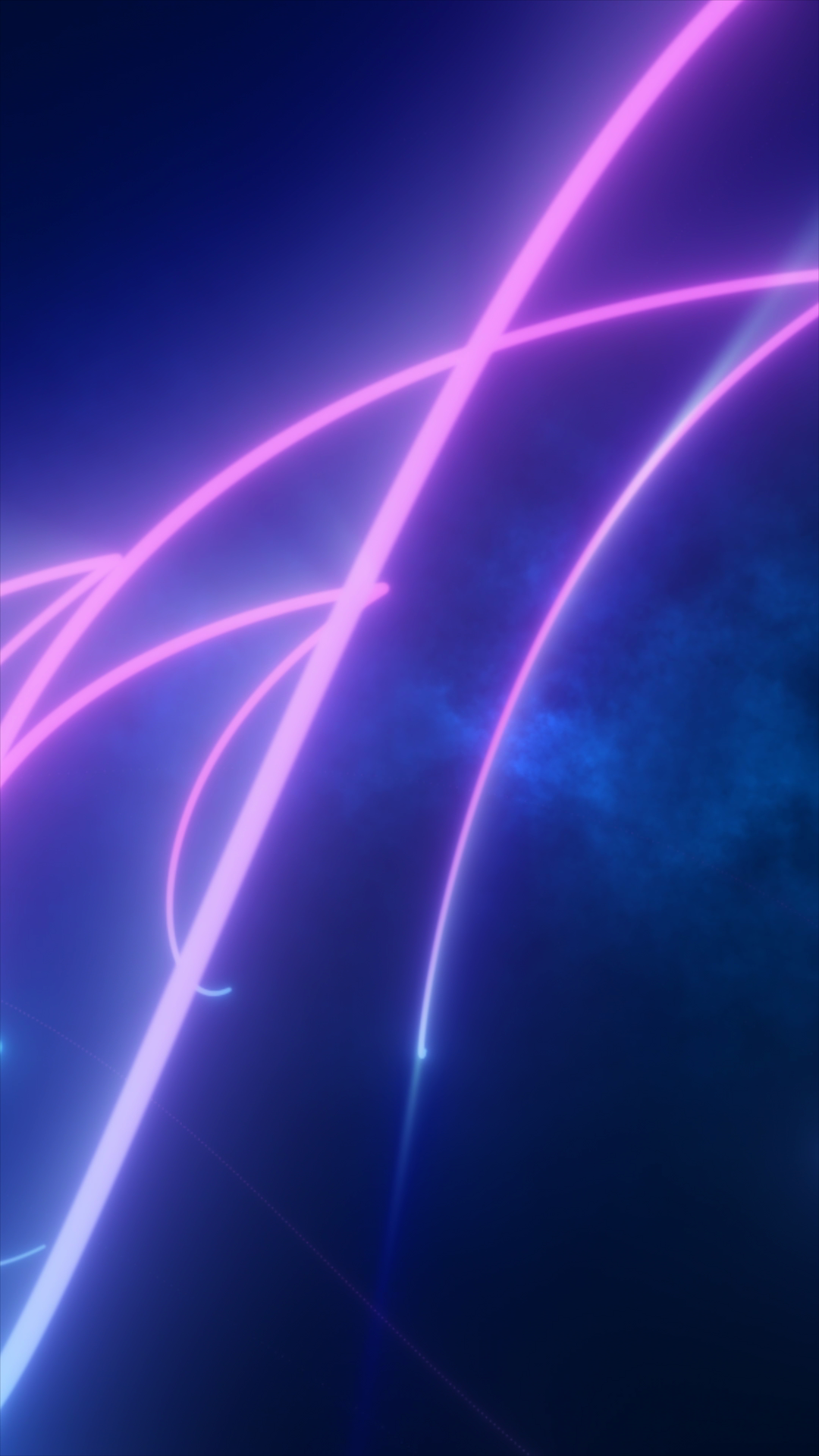Neon Pink Cyan Lines Forming Abstract Curves Stock Footage SBV ...