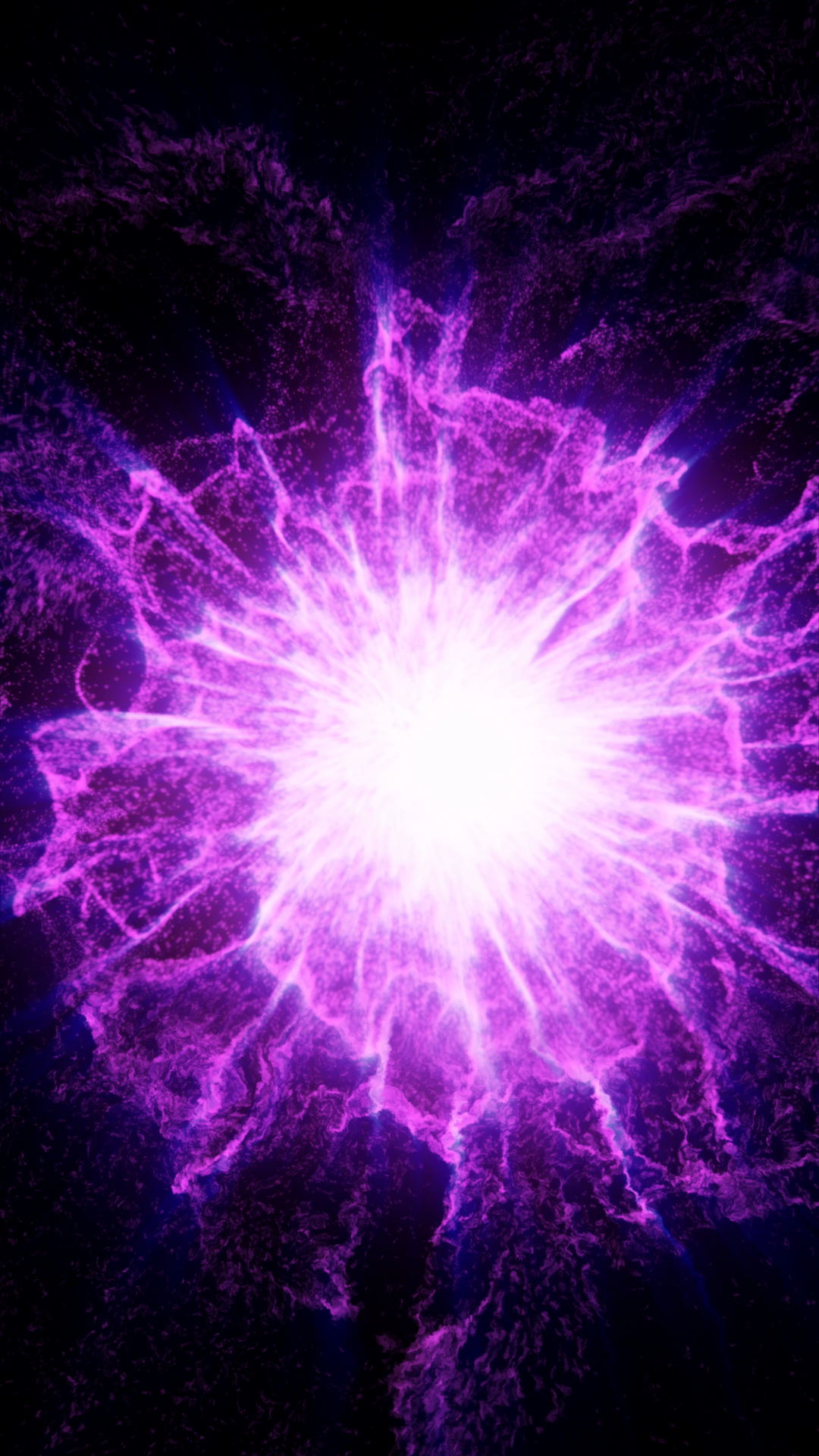 Bright Violet Energy Burst Radiating Stock Footage SBV-353254820 ...