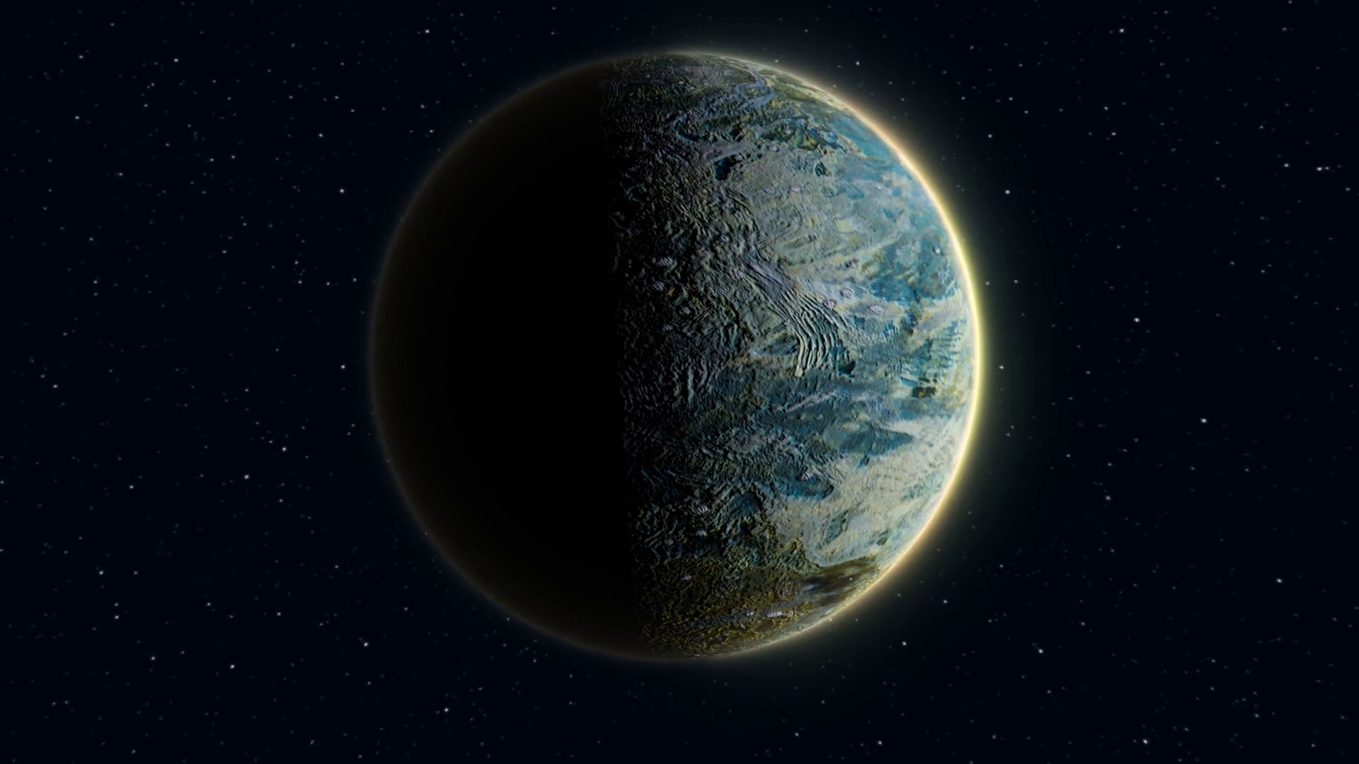 Abstract Realistic Futuristic Planet Round Stock Motion Graphics SBV ...