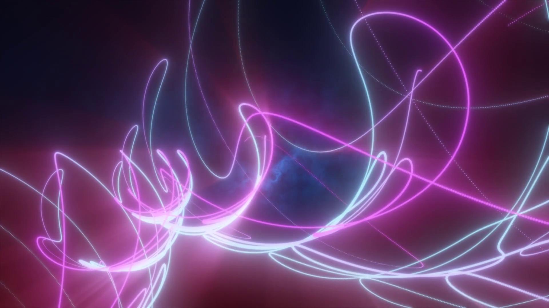 Abstract Blue Purple Glowing Neon Energy Stock Motion Graphics SBV ...