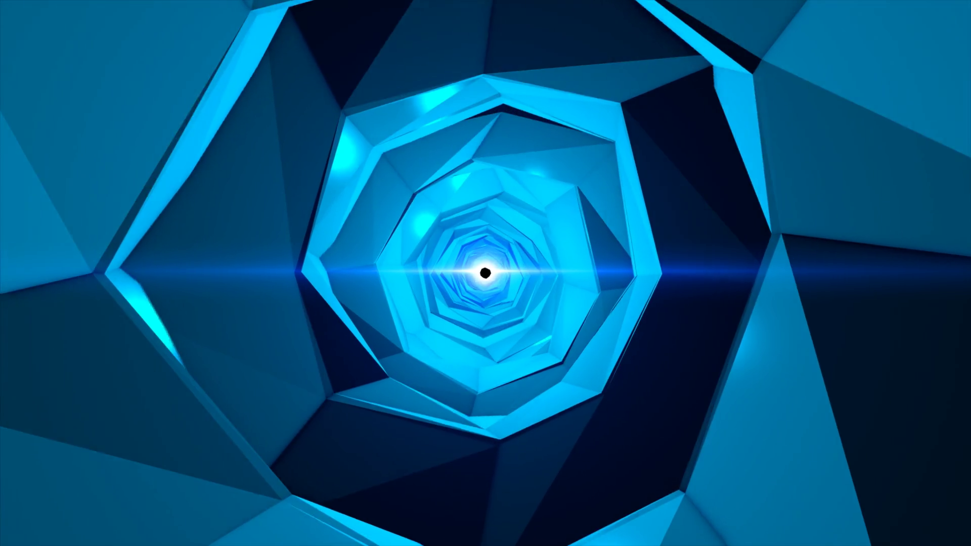 Abstract Blue Moving Tunnel From Edges Stock Motion Graphics SBV ...