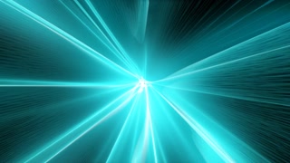 Blue energy magic light, digital tunnel of futuristic light rays. Abstract background. Video in high quality 4k, motion design