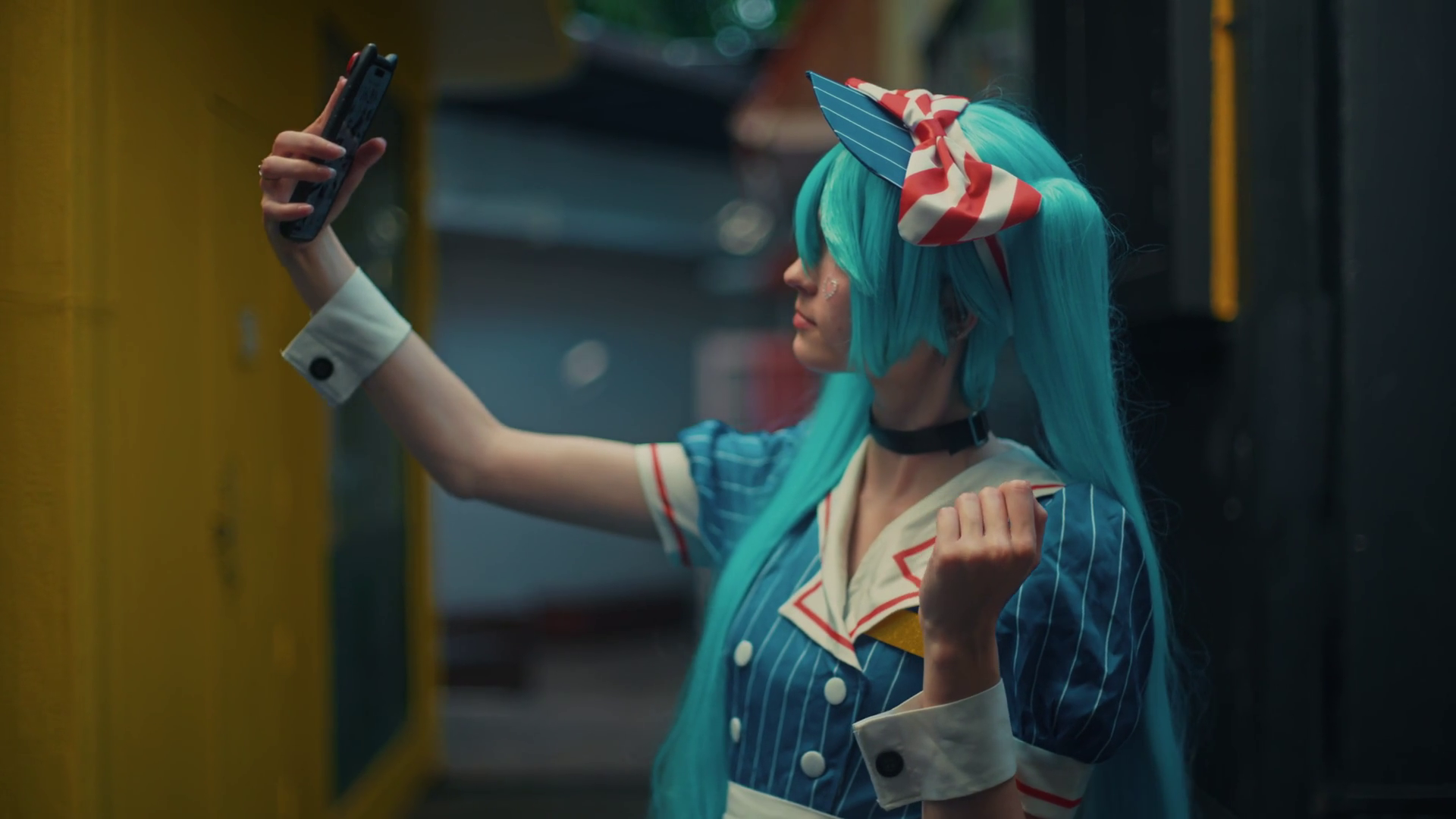 A Colorful Cosplay Of Famous Character In Stock Footage SBV-351786080 ...