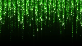 Matrix Data Flowing Background