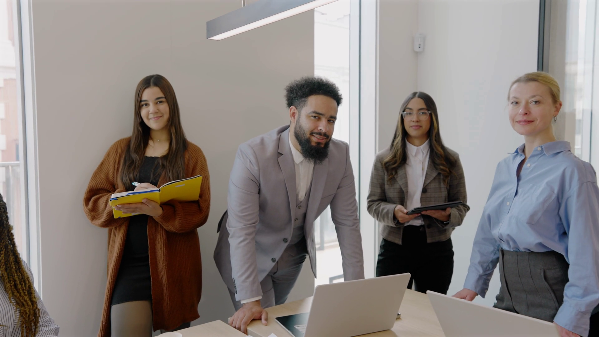 A Variety Of Diverse Professionals Work Stock Footage SBV-351917953 ...