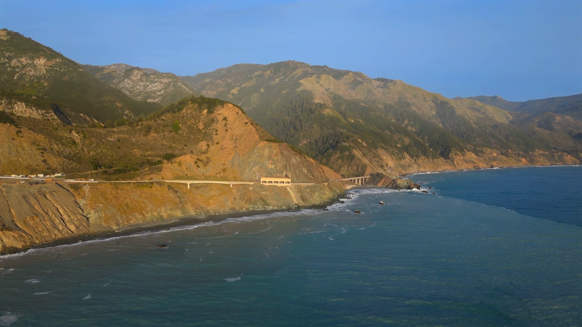 Experience Stunning Aerial Views Of Big Sur Stock Footage SBV-351910012 ...