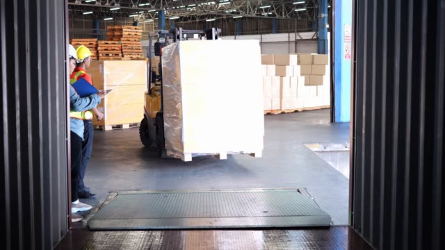 Manufacturing Loading Platform Stock Footage: Royalty-Free Video Clips ...