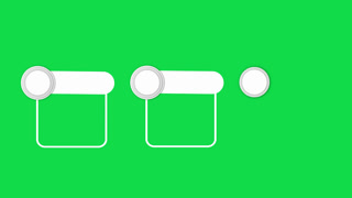 Square animation of work process. Step by step organization with blank space to add text. Square animation of the work process on transparent background