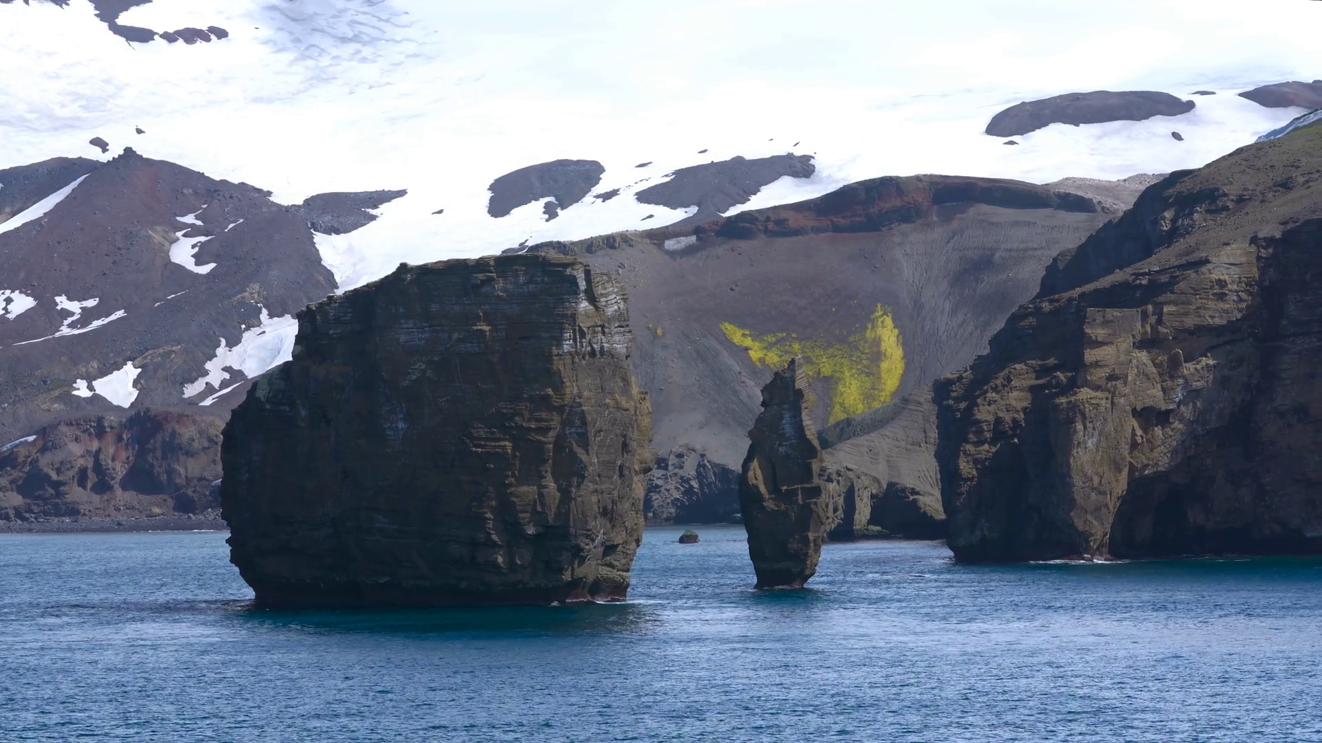 Antarctica Remote Sea Stacks Islands Rocks Stock Footage SBV-351866268 ...