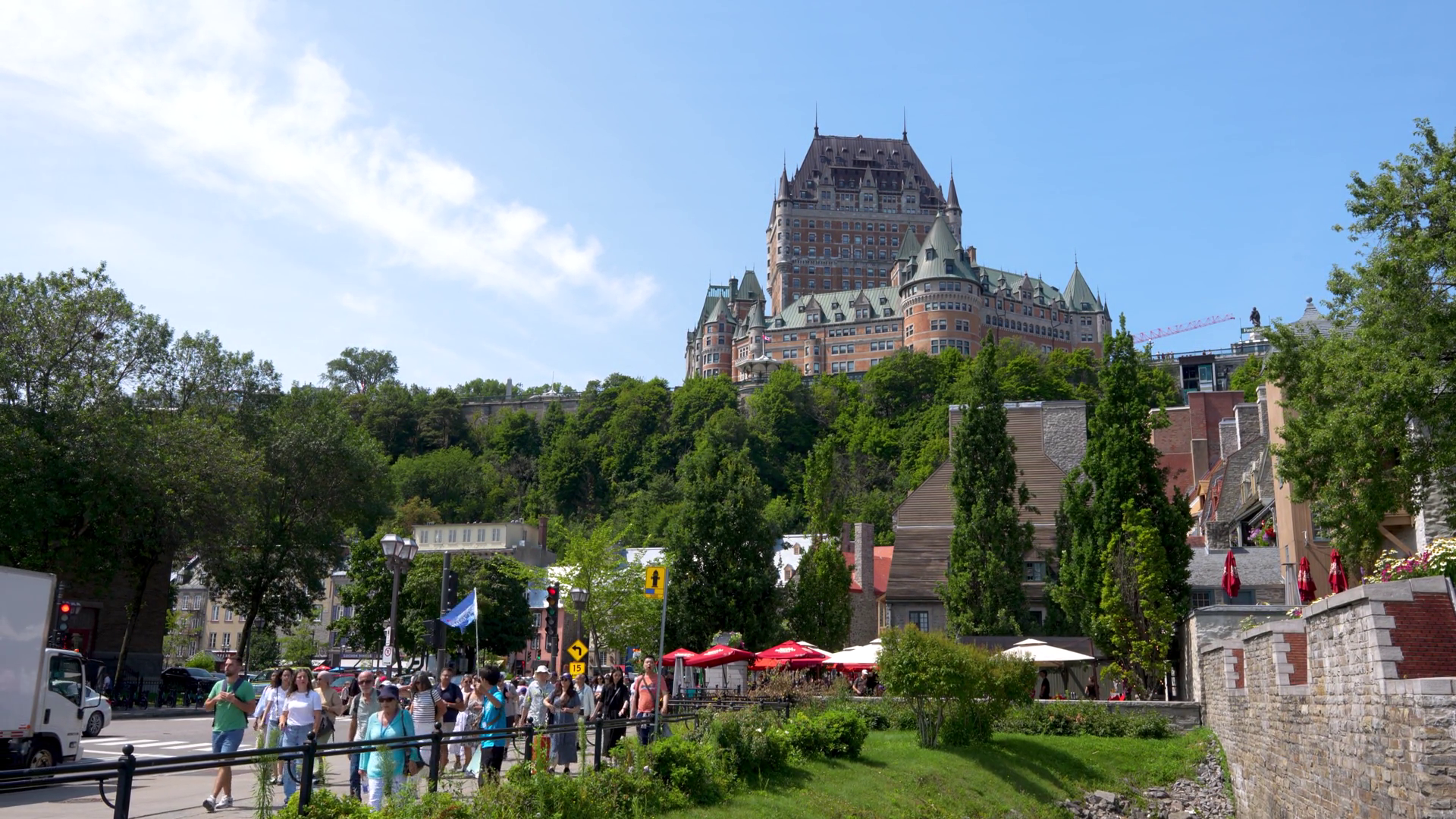 Quebec Canada - August 04 2025 : Wide View Stock Footage SBV-353175859 ...