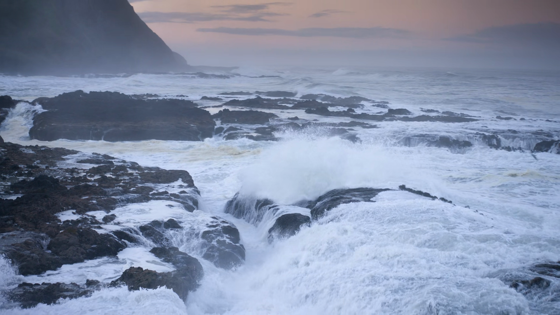 Scenic Aerial View Of Oregon Coast With Stock Footage SBV-353778638 ...